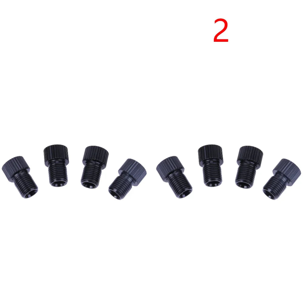 4/8Pcs Presta To Schrader Bike Valve Adapter Bicycle Tire French Valve Adapters Cycling Pump Air Nozzle Tube Tool Accessories