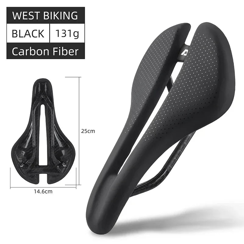 WEST BIKING Cycling Pads Saddle Pad Wholesale Products Carbon Fiber Import Parts Bicycle Accessories Bike Saddle Cushion
