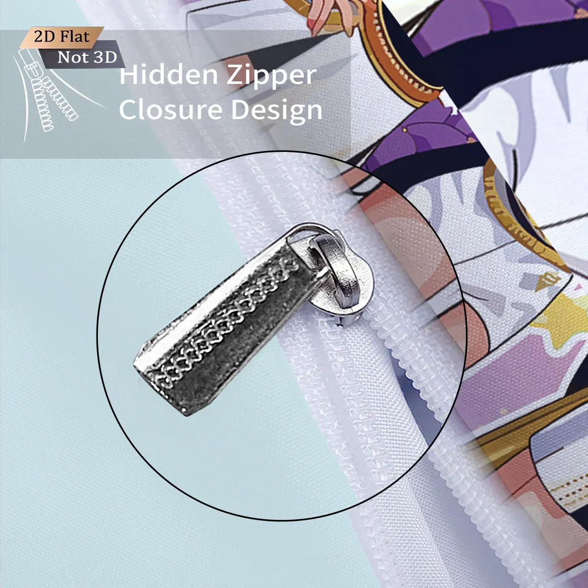 3PCS K-Pop Demon Hunters Printed Core less Down Duvet Cover Multi Size Bedding Decoration Machine Washable