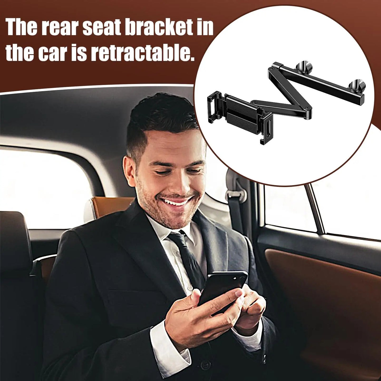 Tablet Holder For Car Tablet Car Holder Phone Mount 360 Degree Rotating Mobile Stand Vehicle Accessories Seat Storage Phone