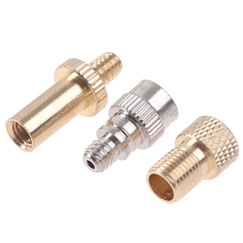 3Pcs Fiets Presta Aan Schrader Valve Adapters + Presta Valve Extension Pomp Gereedschap Voor Mountain Road Bike Valve adapter