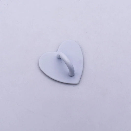 New 1Pc Self Adhesive Metal Heart Phone Charm Holder Mobile Phone Case Finger Ring Stand Hooks Buckle Charms Clasp Accessories