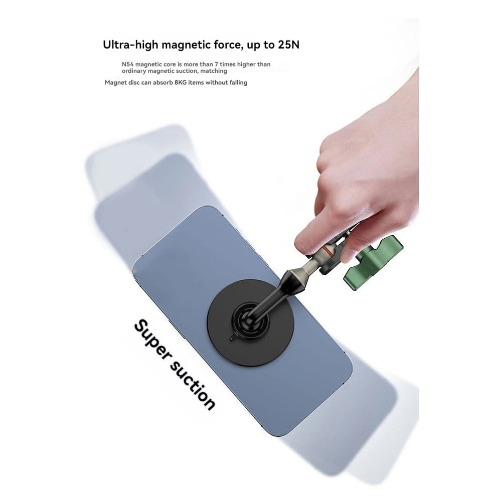 360° Magnetic Mobile Phone Holder For Smartphone Tripod Mount Adapter For Magsafe Case Phone Stand Accessories