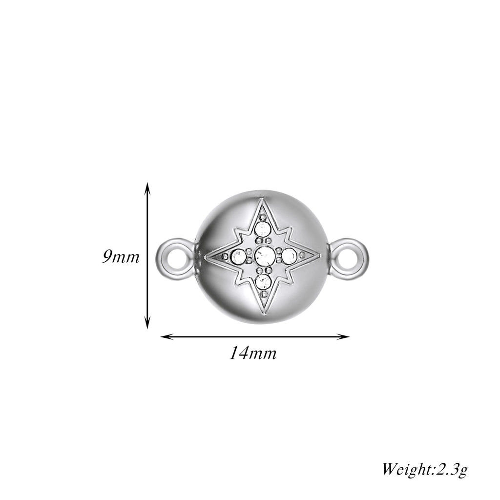 10Sets Wholesale Fashion Magnetic Clasps End Claps Connectors Pendant for DIY Bracelet Necklace Jewelry Making Findings