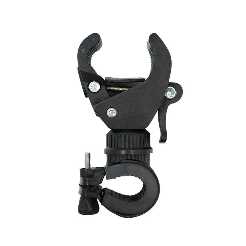 〔ZYAF〕Bicycle Light Mount - 360° Rotatable Bike Lamp Bracket With U-Shape Clip, Cycling Accessory For Flashlights