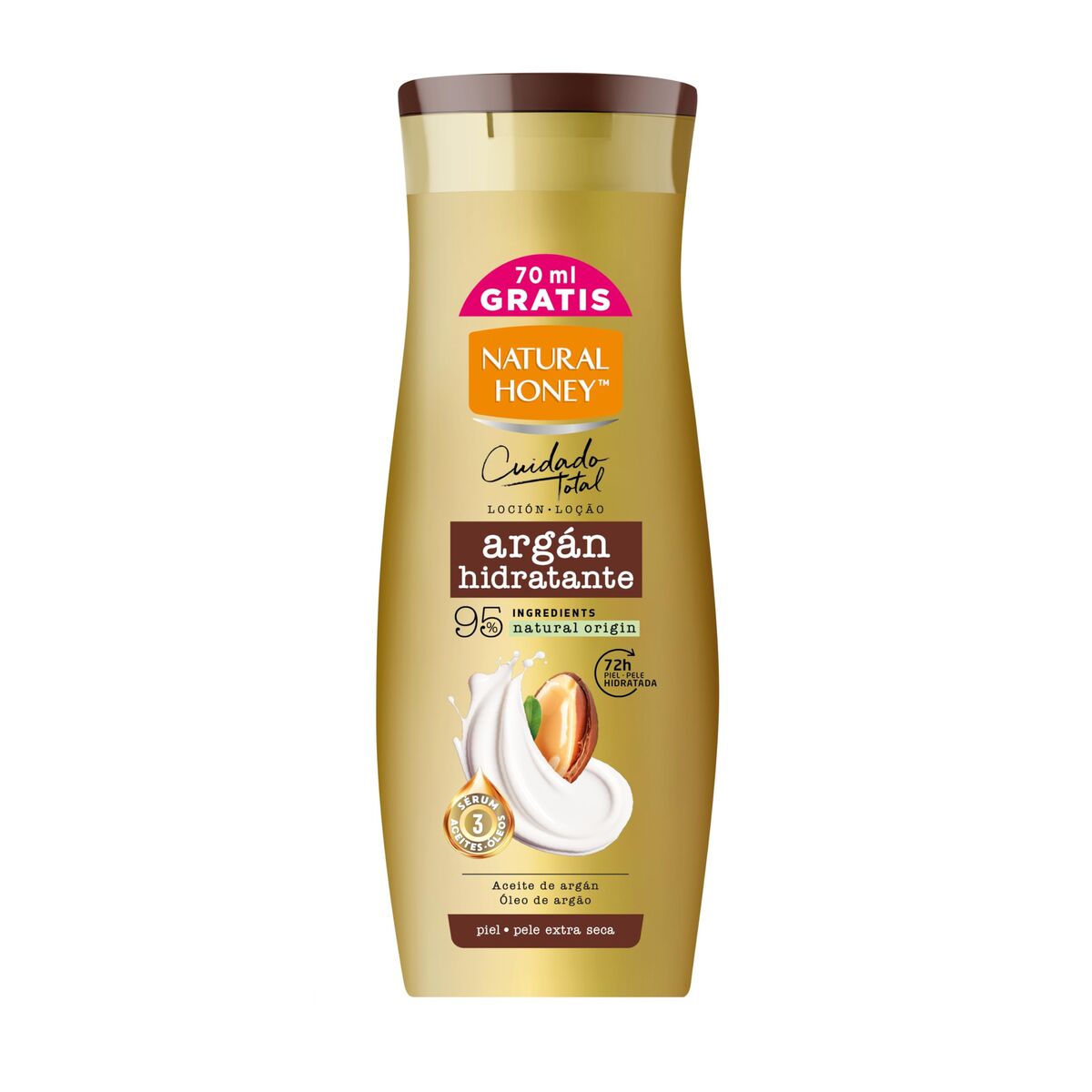Body Lotion Natural Honey ELIXIR  DE ARGAN 330 ml