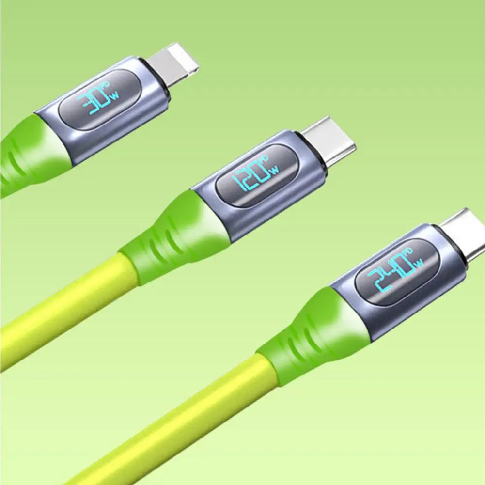 E-MARKER Intelligent Chip Data Cable 240W Super Fast Charging Silicone Material Flexible And Durable Accessories