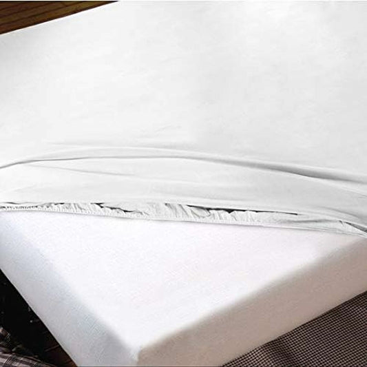 Fitted bottom sheet Hosteline IRIS White Super king