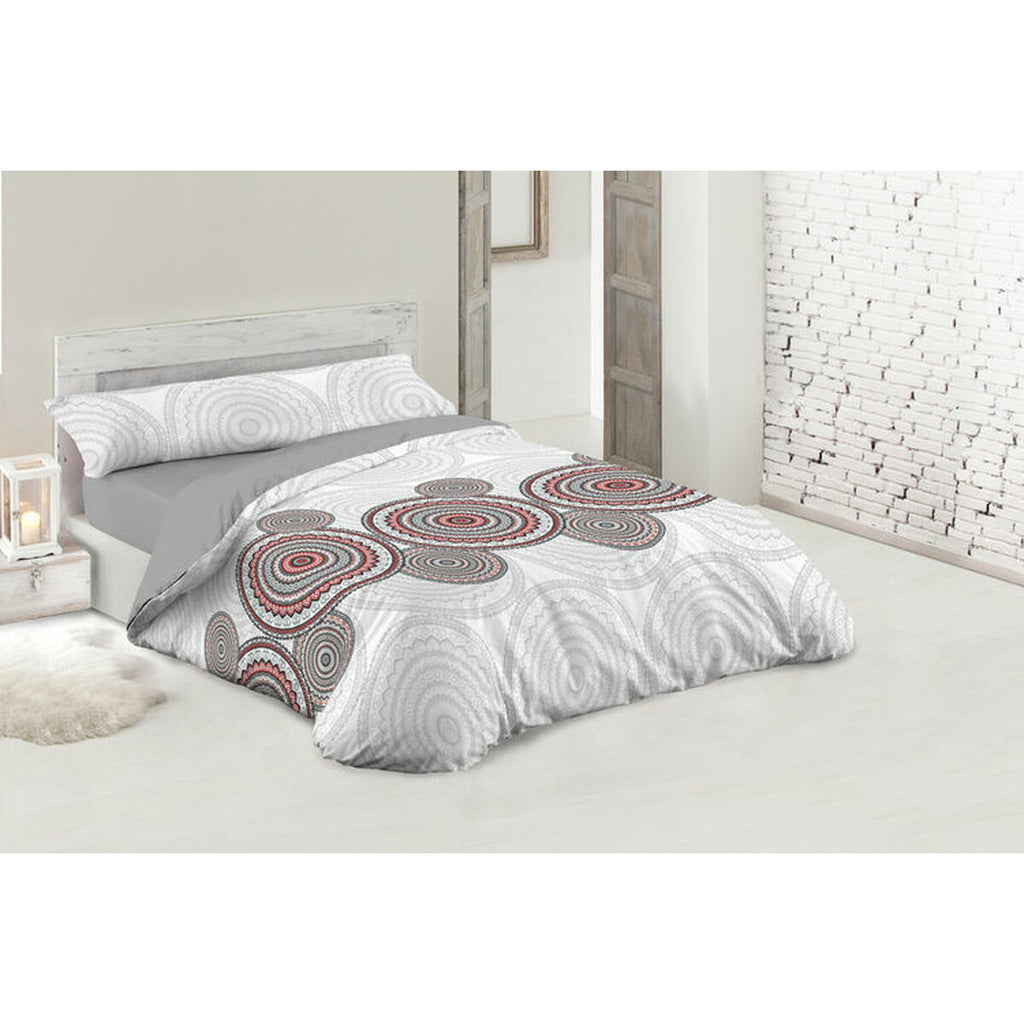 Duvet cover set Hosteline ZARCO Grey Single 2 Pieces