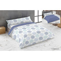 Duvet cover set Hosteline FLORENCIA Blue Super king 3 Pieces