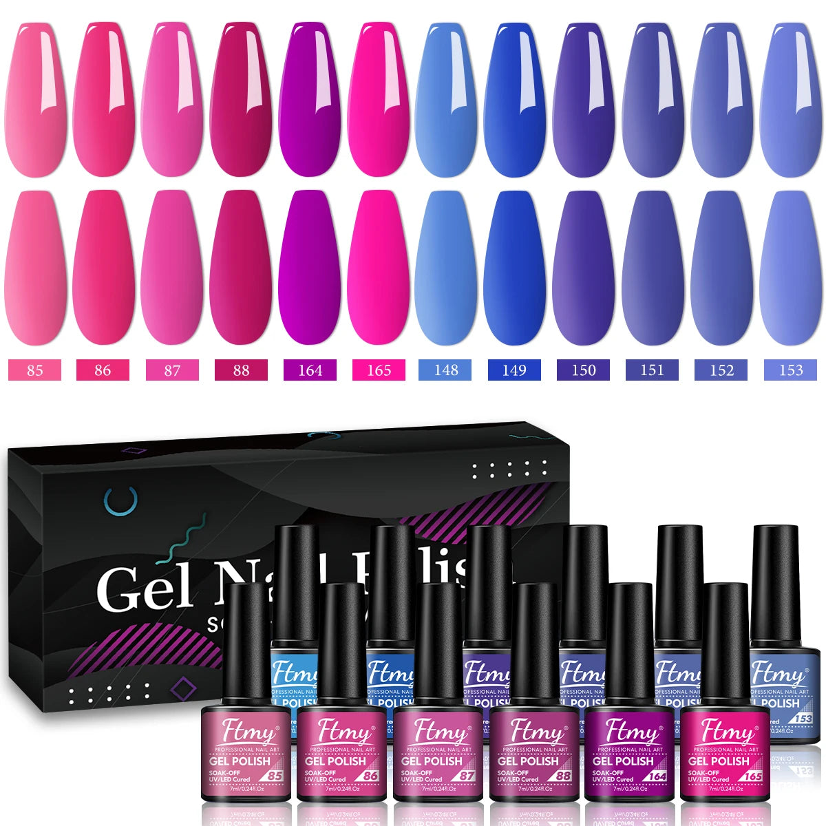 12 colors --- nail gel new product set high saturation color gel firm and durable nail gel is necessary for salon nail DIY nail