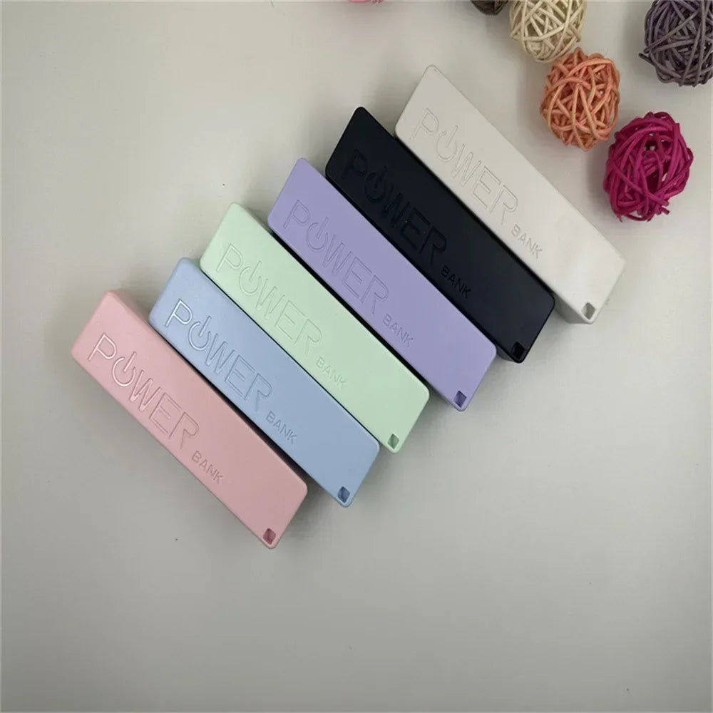 DIY TYPE-C 1 Section 18650 Power Bank Kit Battery Charger Case Portable USB Power Bank Kit Storage Case Mobile Power Supply Box