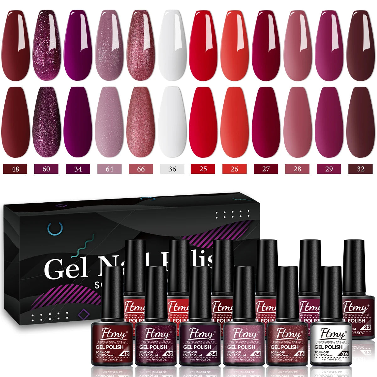 12 colors --- nail gel new product set high saturation color gel firm and durable nail gel is necessary for salon nail DIY nail