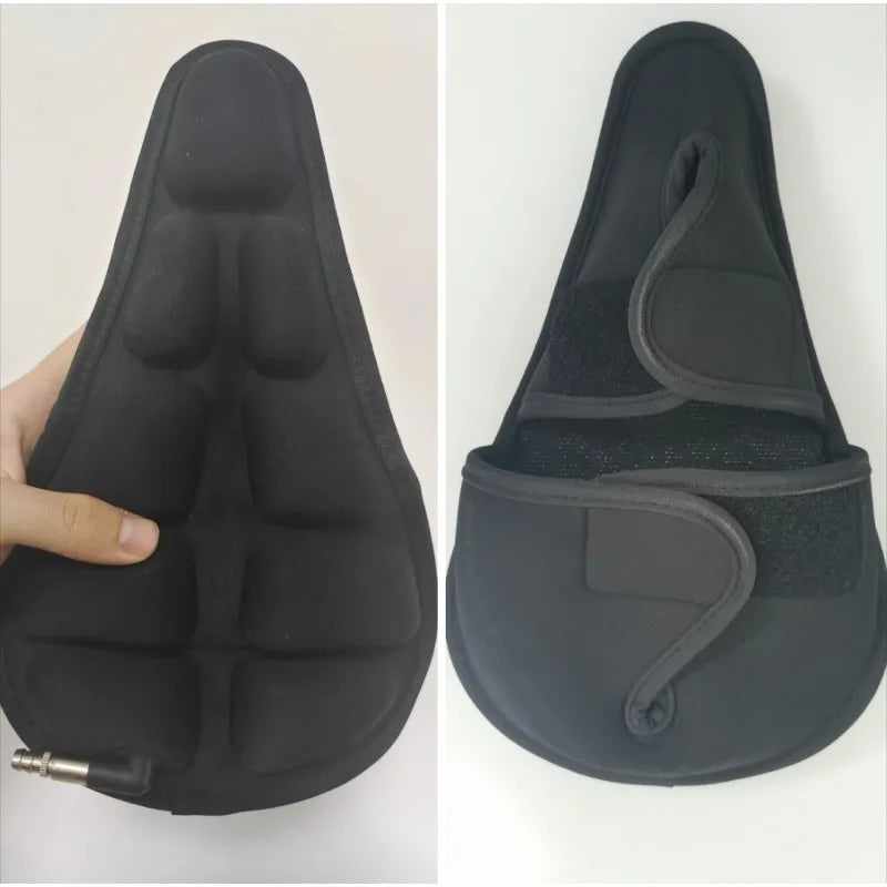 Mountain Road Bike Foldable Inflatable Portable Soft Comfortable Lightweight 3D Airbag Bicycle Seat Cover Bicycle Accessories