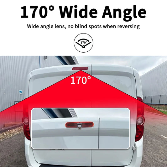 AHD 1080P Car Brake Light Rear View Camera For Fiat Doblo 2010 Opel Vauxhall Combo 2011-2018 Night Vision Waterproof