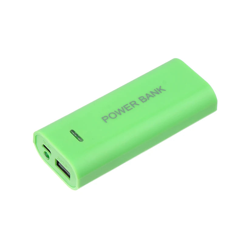 Replaceable Power Bank Case DIY 2Cell 18650 Battery Box For Smart Phone Charge 5V 1A For 18650 Battery With Indicator Light