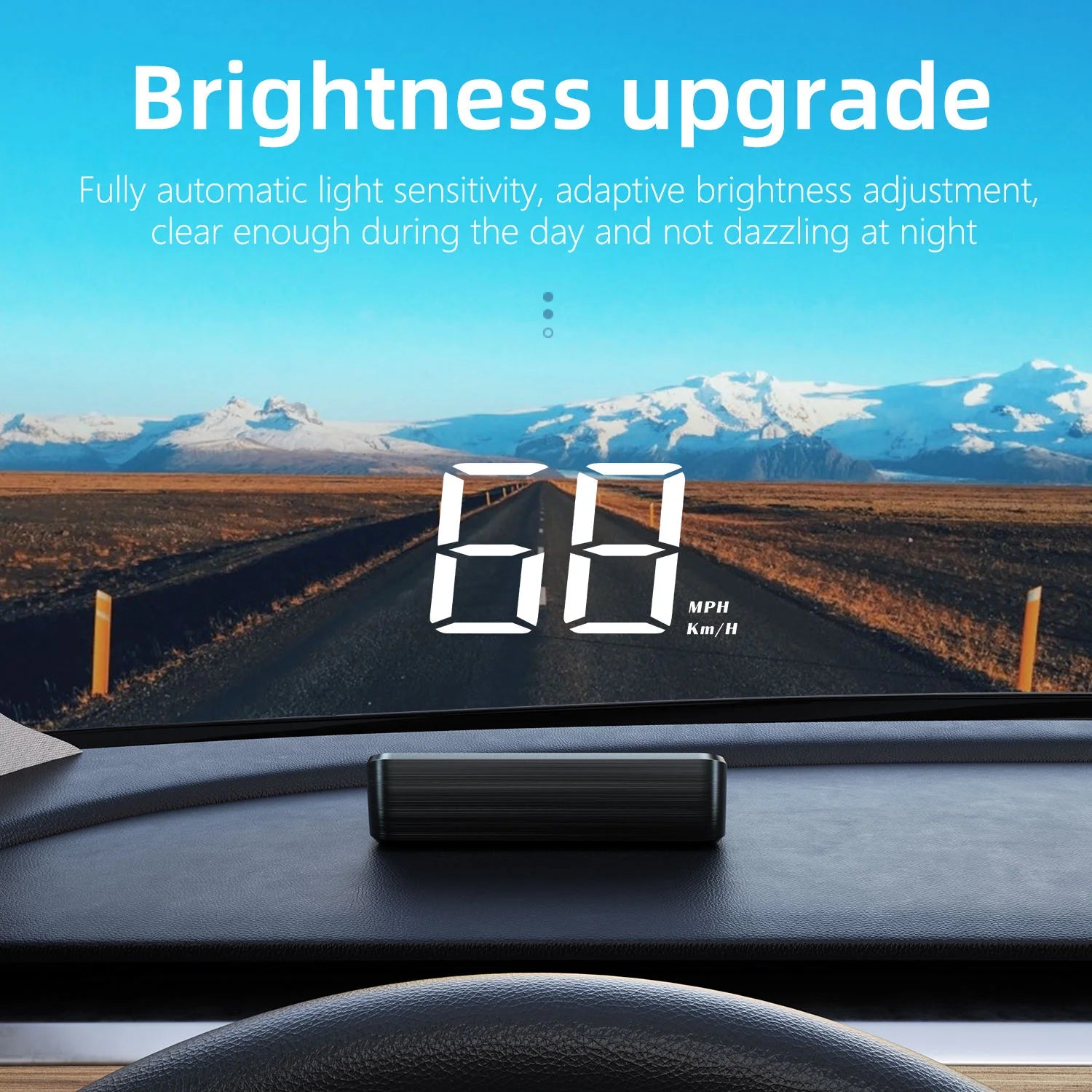 2025/Auto Electronics GPS Head-Up Display HUD Projector Digital Car Speedometer Accessories with Speed Function