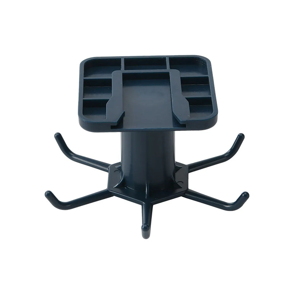 1/2pcs-Kitchen Hooks Rotating Storage Rack Without Punching Wall-Mounted Kitchenware Supplies Gods Multifunctional Shelves