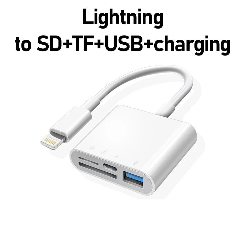 OTG Adapter HDMI 3 5 mm Jack SD TF Lightning USB-C HUB Docking Station for iPhone Mobile iPad Tablet MacBook Laptop Accessories