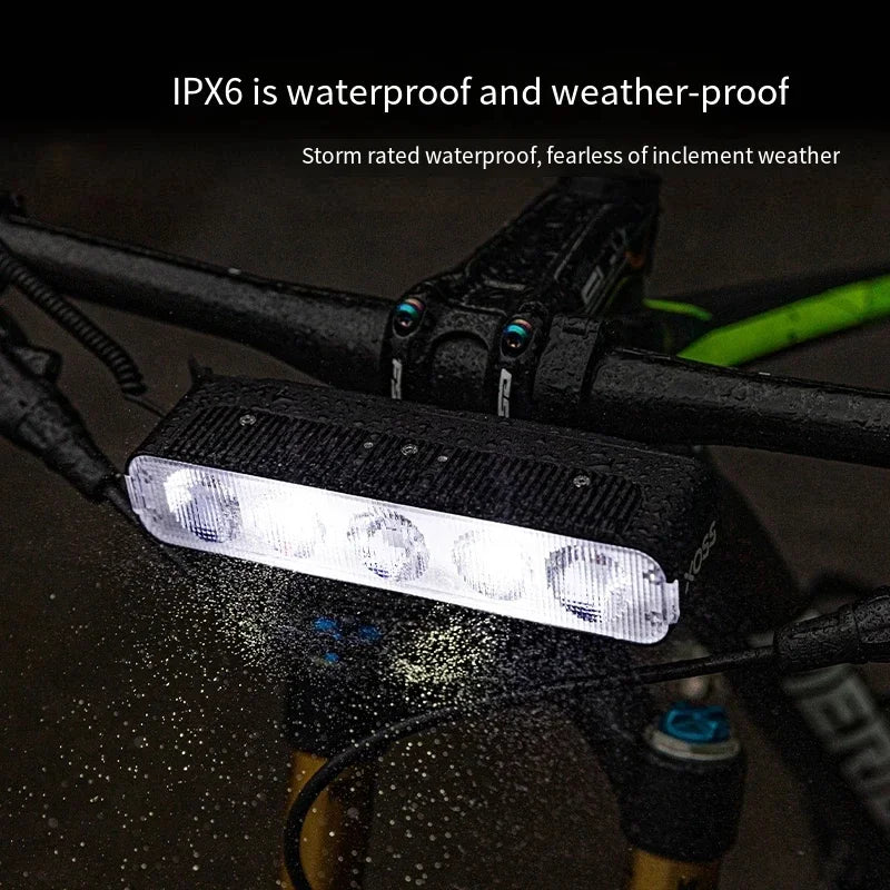 XOSS Bike Light Highlight 3000LM Bicycle Front Light Type-C MTB Road Bike Handlebar Flashlight Bicycle Accessories