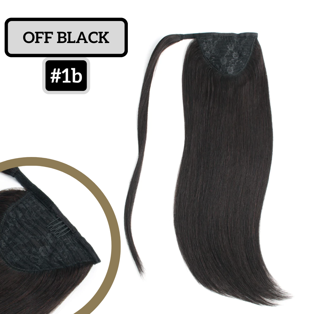 Ponytail Extension 16" Off Black #1b