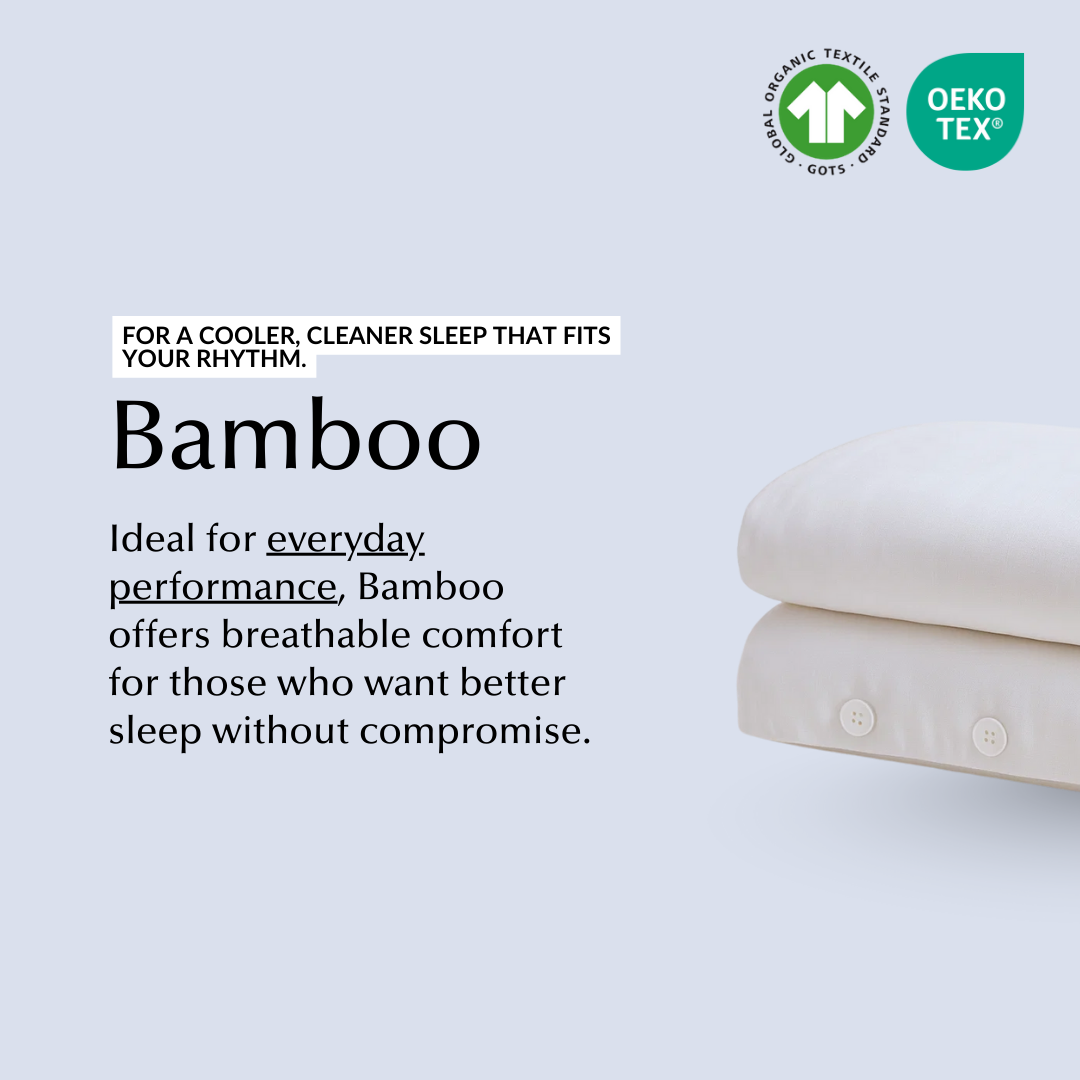 Light & Airy Duvet Cover in White (Bamboo)