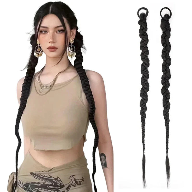 Fashion Braided Ponytail Hair Extensions