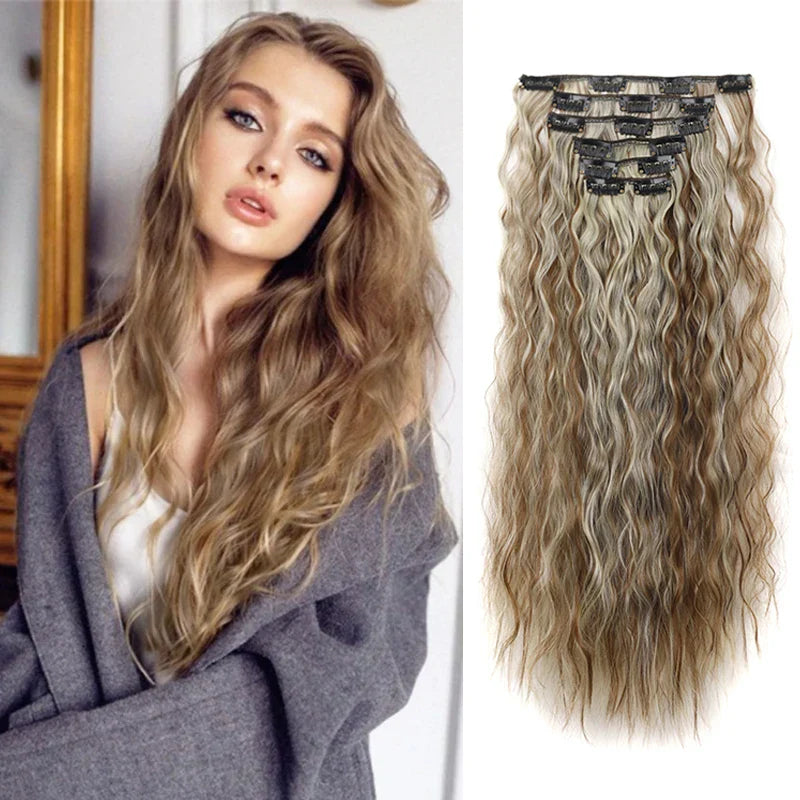 H&STAR 24 Inch Kinky Curly Hair Extensions