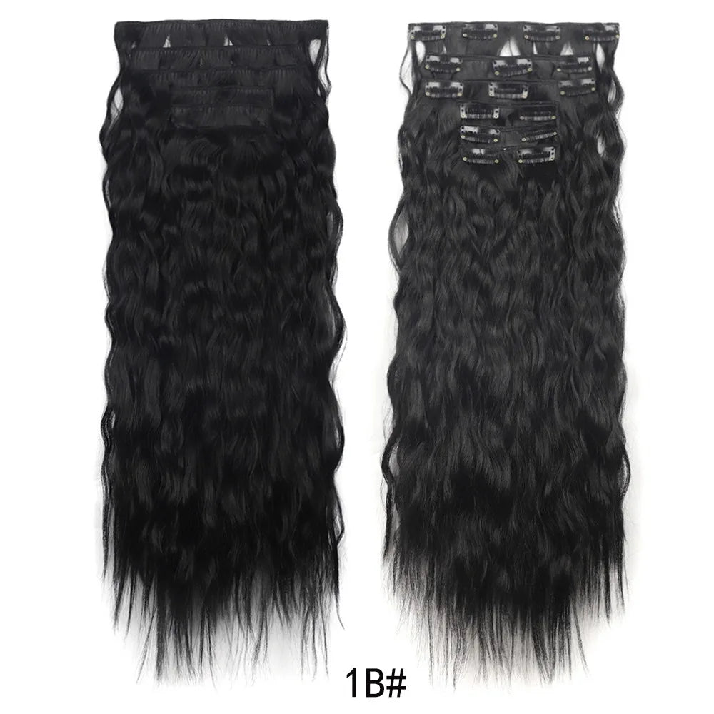 H&STAR 24 Inch Kinky Curly Hair Extensions
