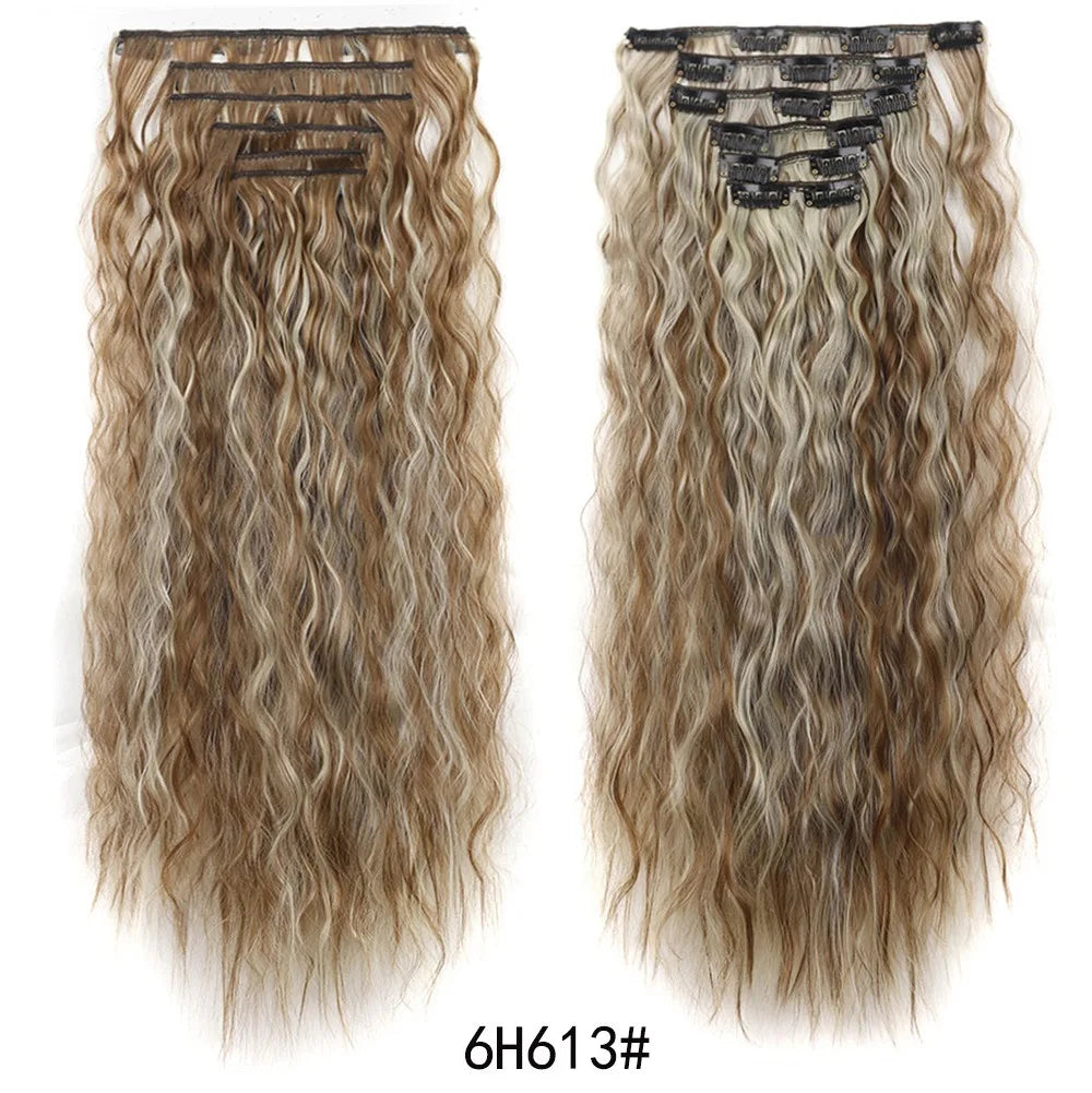 H&STAR 24 Inch Kinky Curly Hair Extensions