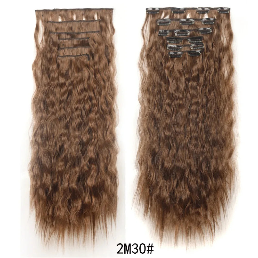 H&STAR 24 Inch Kinky Curly Hair Extensions