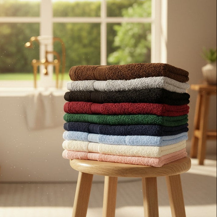 ISC Collection Premium Dyed Lightweight Towels