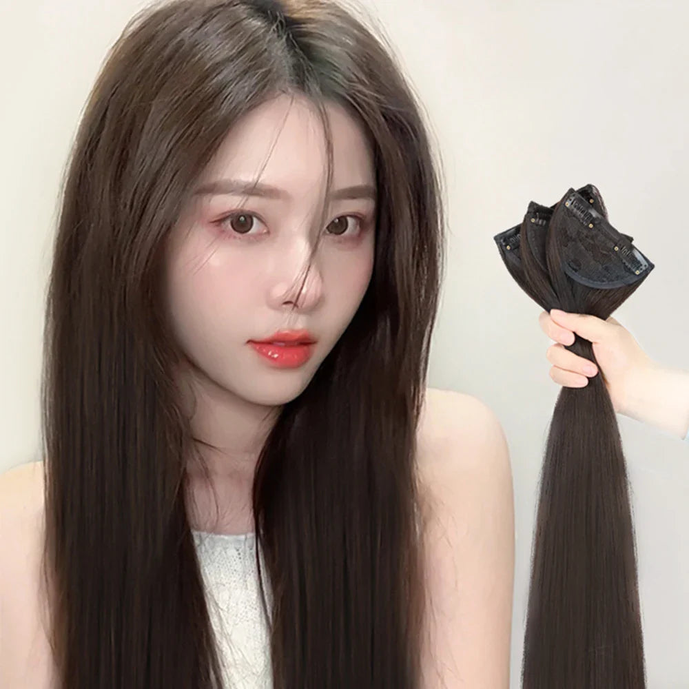 Invisible Seamless Clip In Hair Extensions