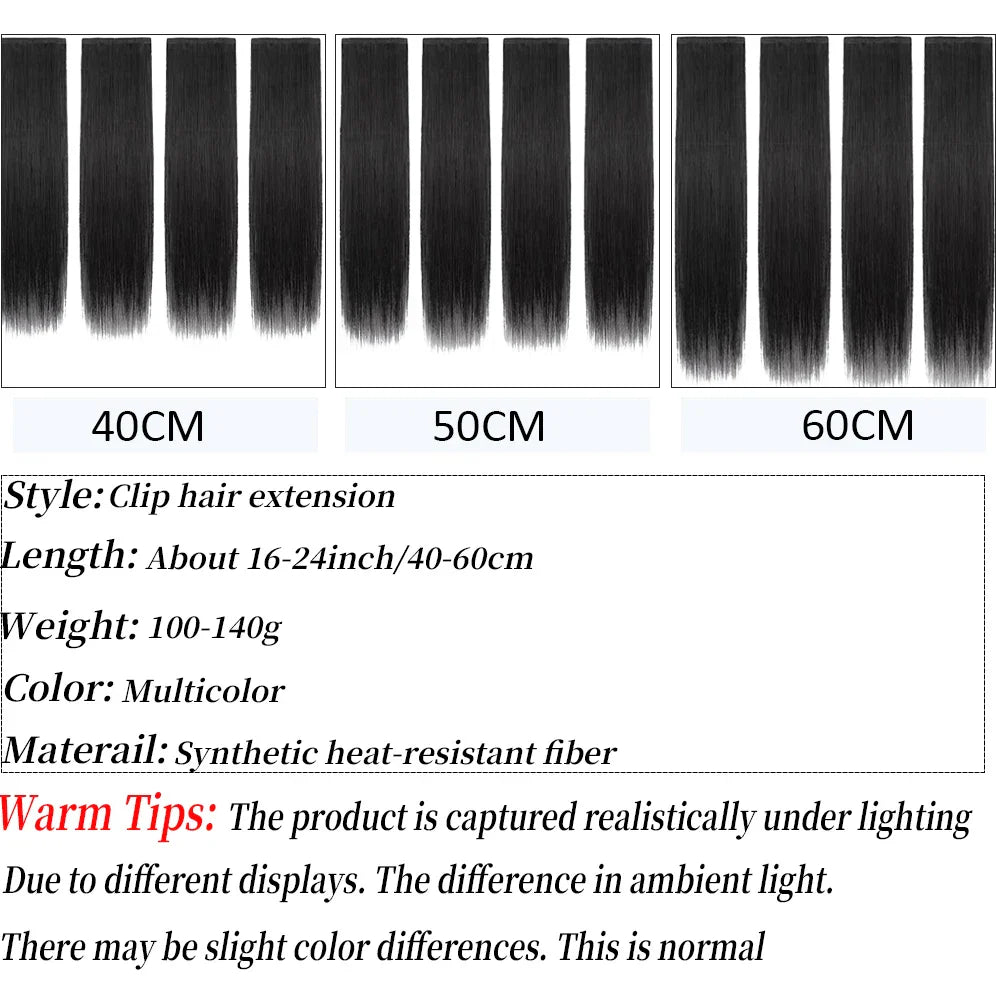 Invisible Seamless Clip In Hair Extensions