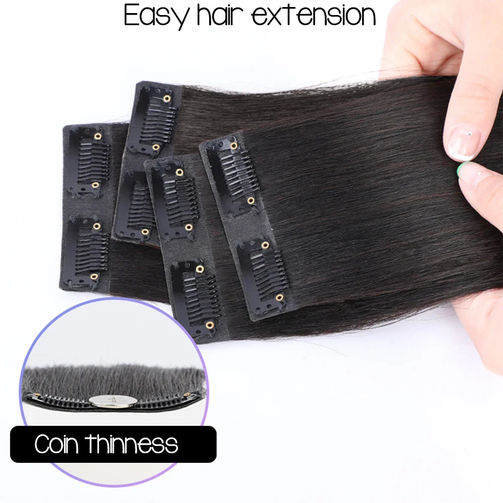 Invisible Seamless Clip In Hair Extensions