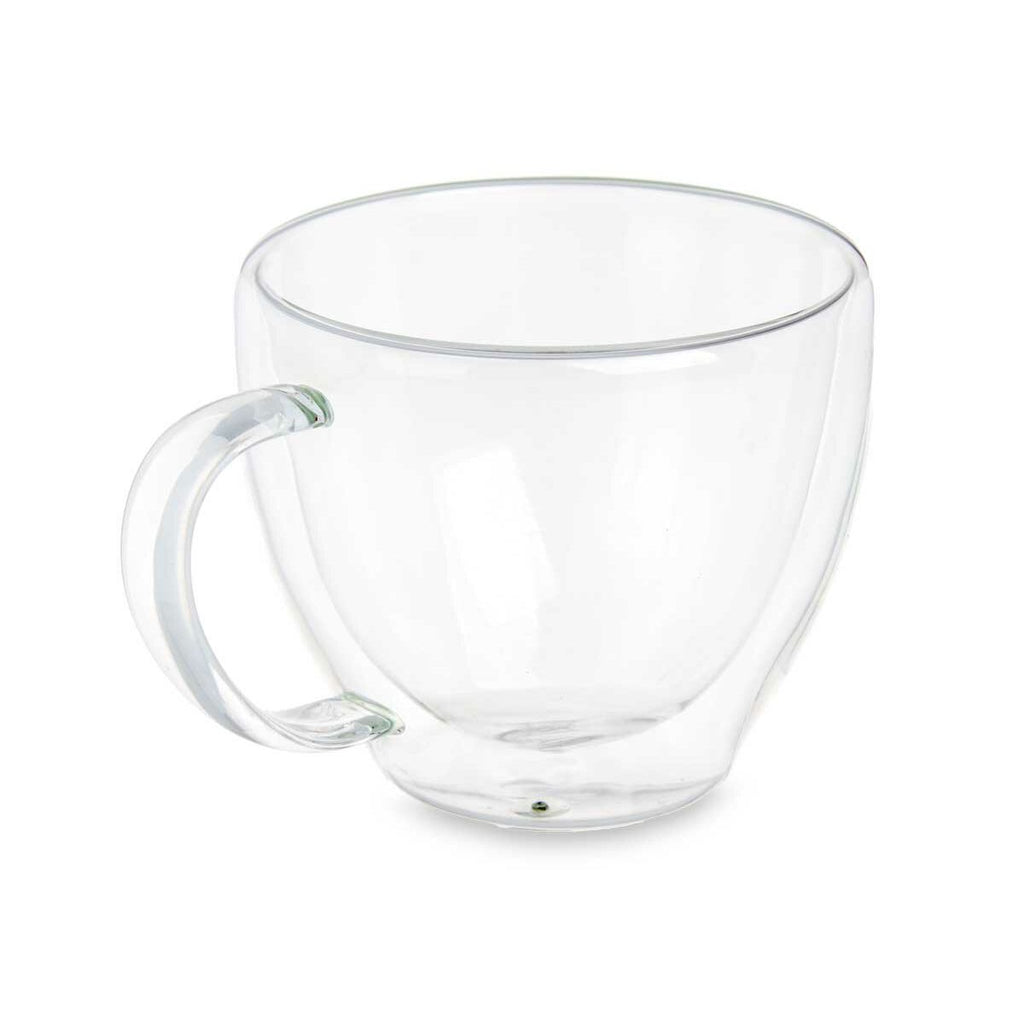 Tea and coffee cup Vivalto Transparent Borosilicate Glass 140 ml (6 Units)