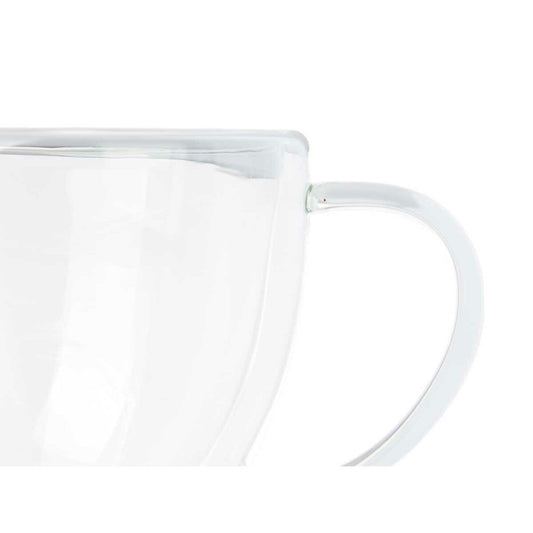 Tea and coffee cup Vivalto Transparent Borosilicate Glass 140 ml (6 Units)