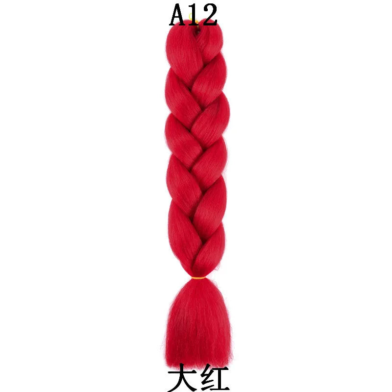 Synthetic 24 Inch 100g Braiding Hair Extensions