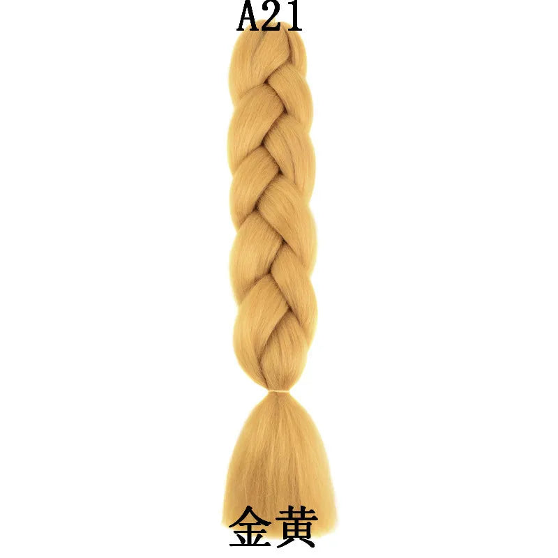 Synthetic 24 Inch 100g Braiding Hair Extensions