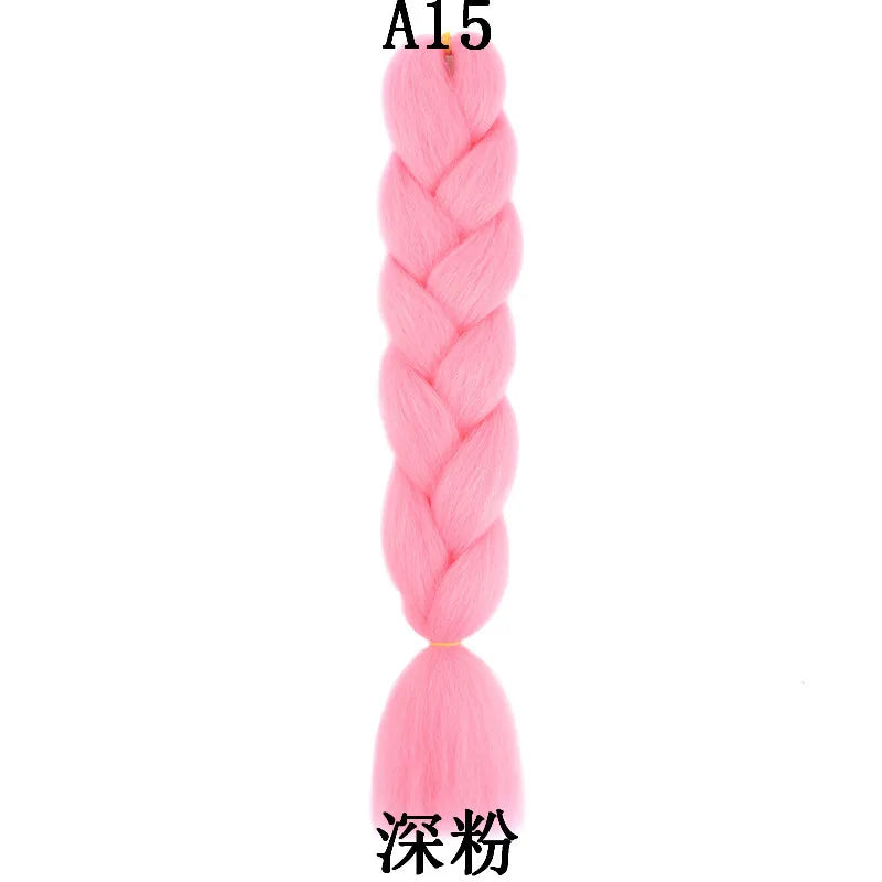 Synthetic 24 Inch 100g Braiding Hair Extensions
