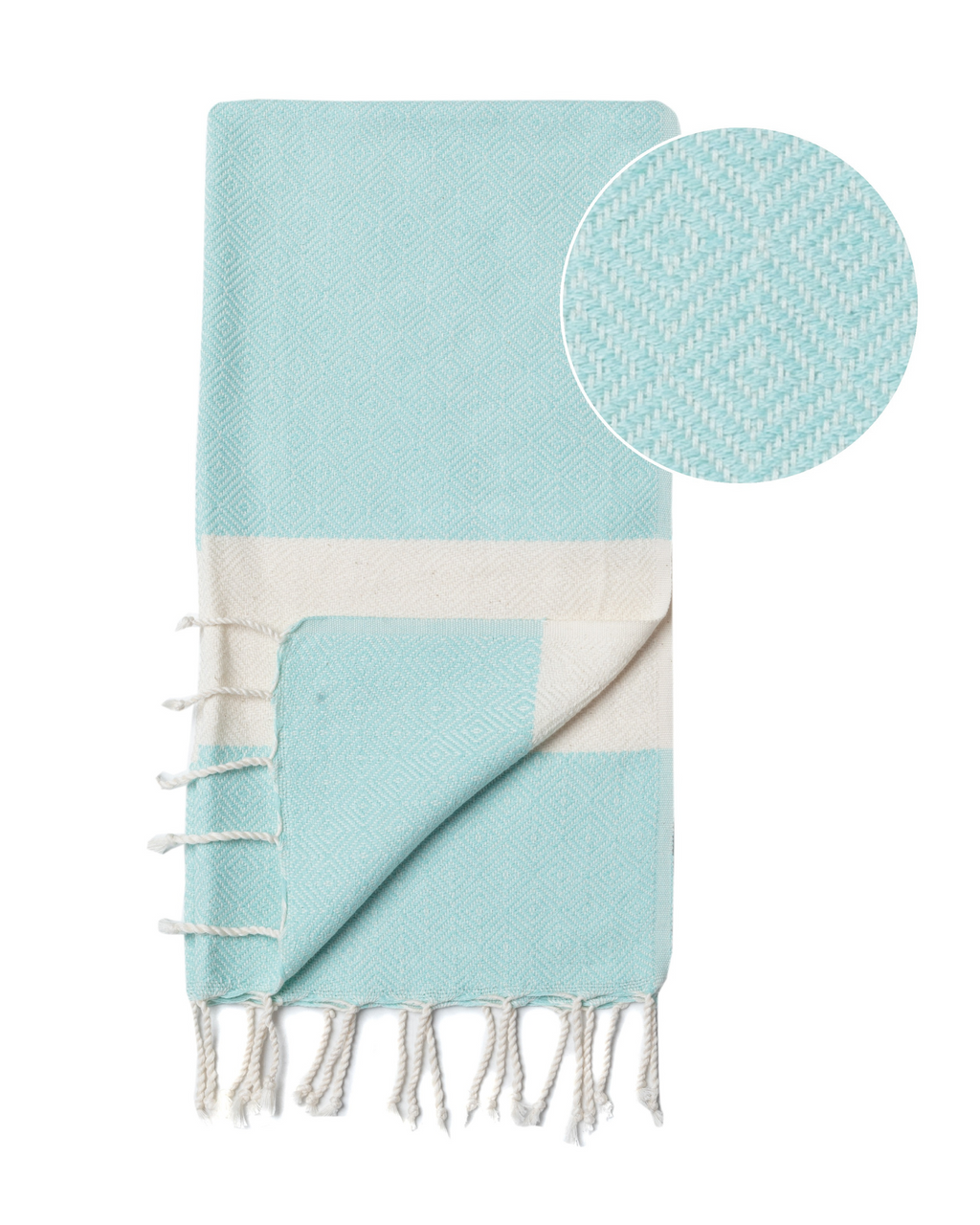 DIAMANT Hammam Hand & Hair Towel, Tea Towel - Mint