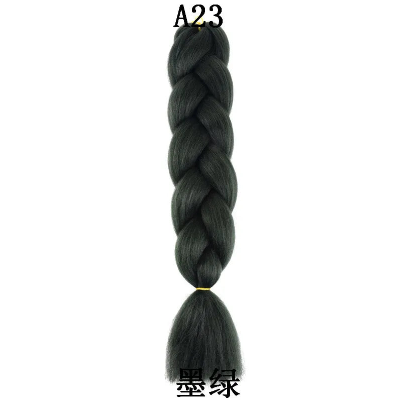 Synthetic 24 Inch 100g Braiding Hair Extensions
