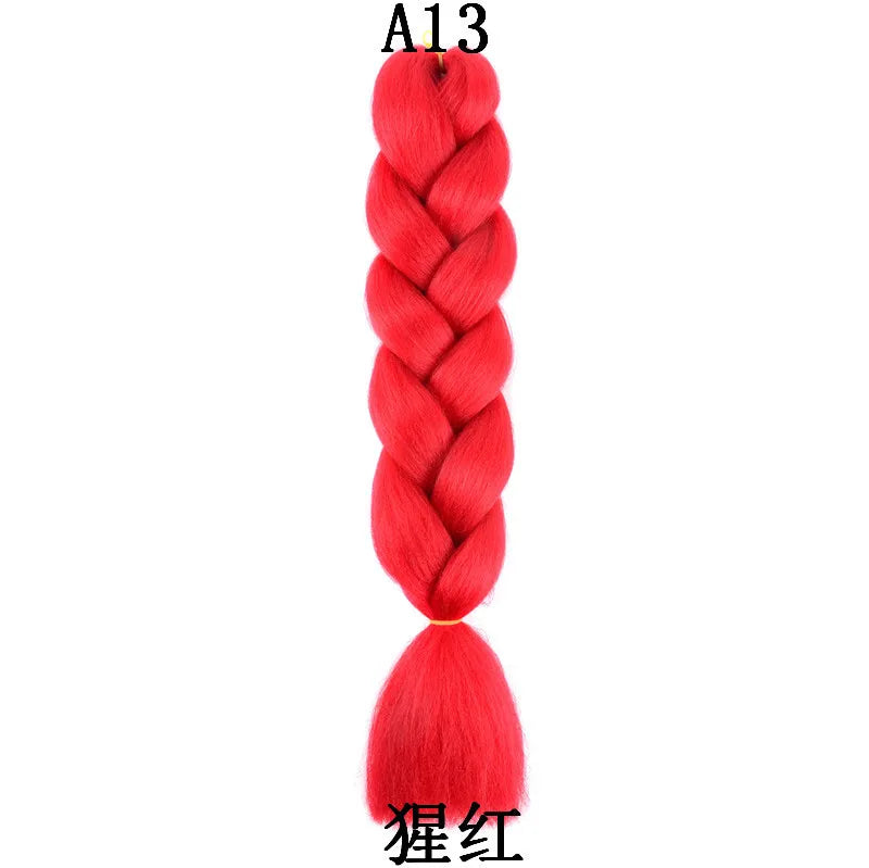 Synthetic 24 Inch 100g Braiding Hair Extensions