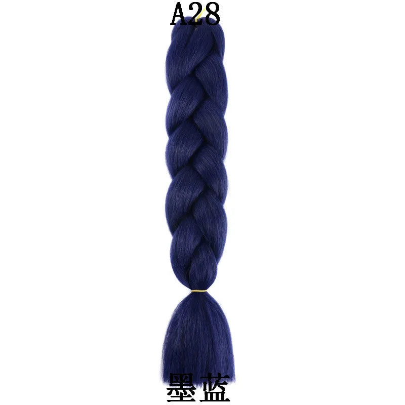 Synthetic 24 Inch 100g Braiding Hair Extensions