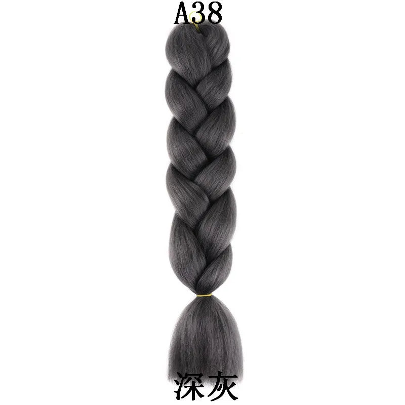 Synthetic 24 Inch 100g Braiding Hair Extensions