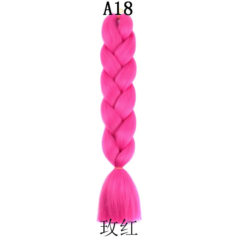 Synthetic 24 Inch 100g Braiding Hair Extensions