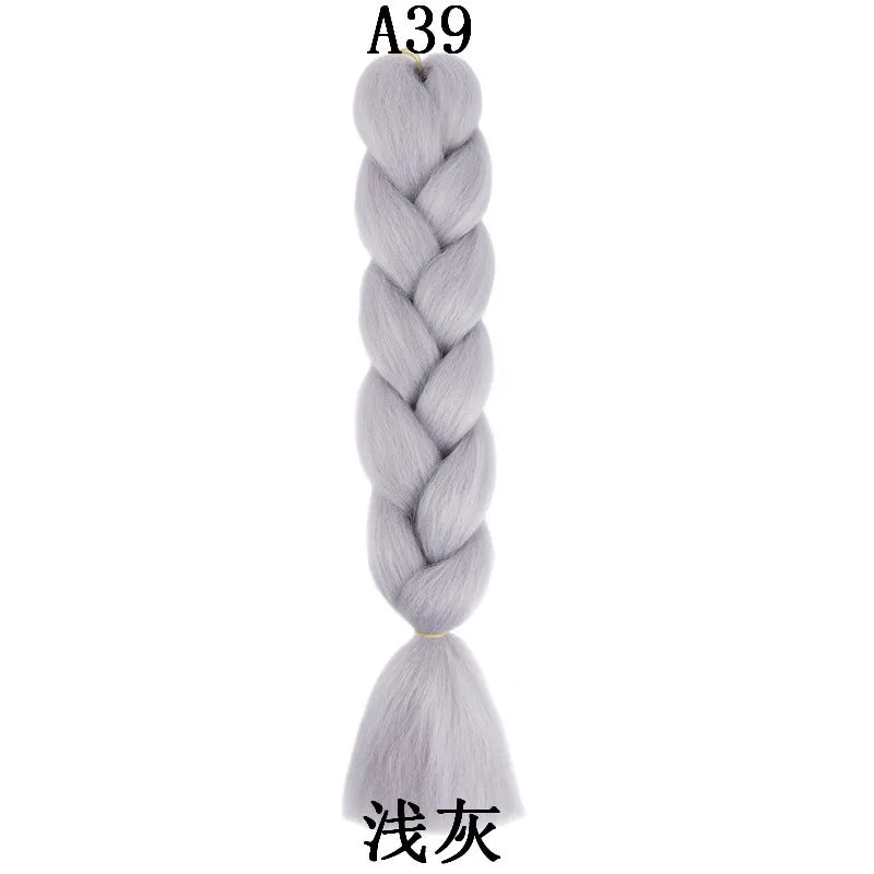 Synthetic 24 Inch 100g Braiding Hair Extensions
