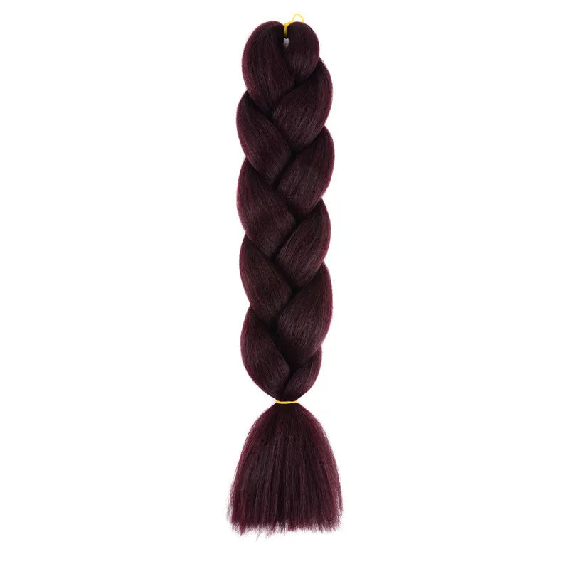 Synthetic 24 Inch 100g Braiding Hair Extensions