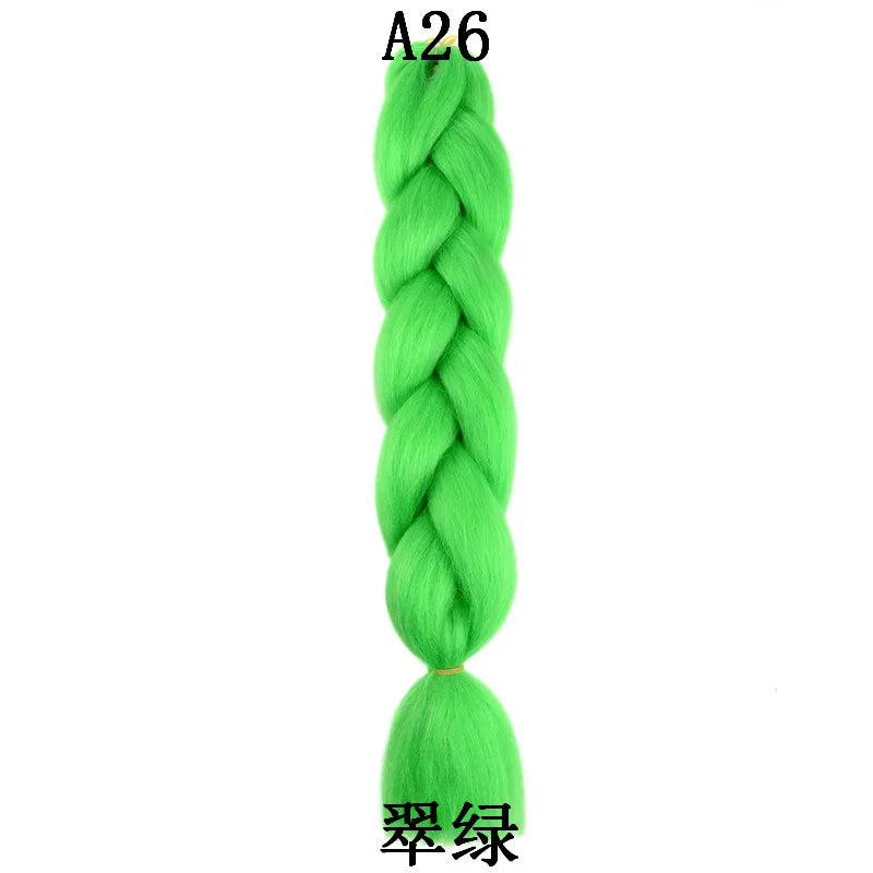 Synthetic 24 Inch 100g Braiding Hair Extensions