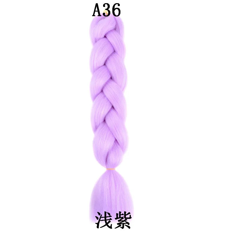 Synthetic 24 Inch 100g Braiding Hair Extensions